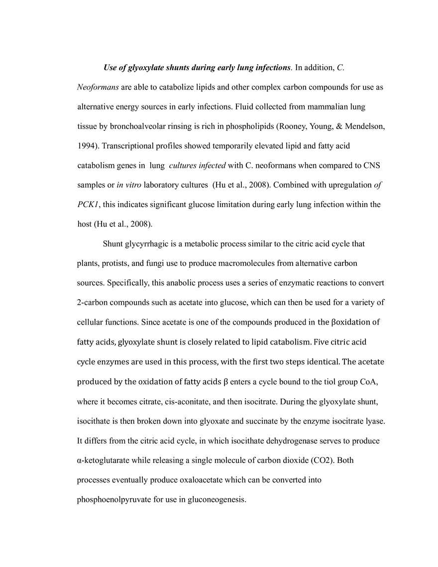 The Critical Role of Carbon Metabolism - Page 3