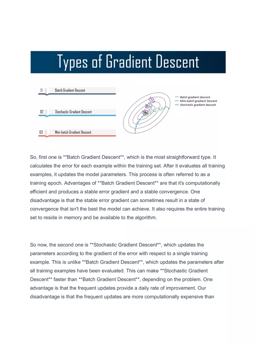 Types of Gradient Descent - Page 1