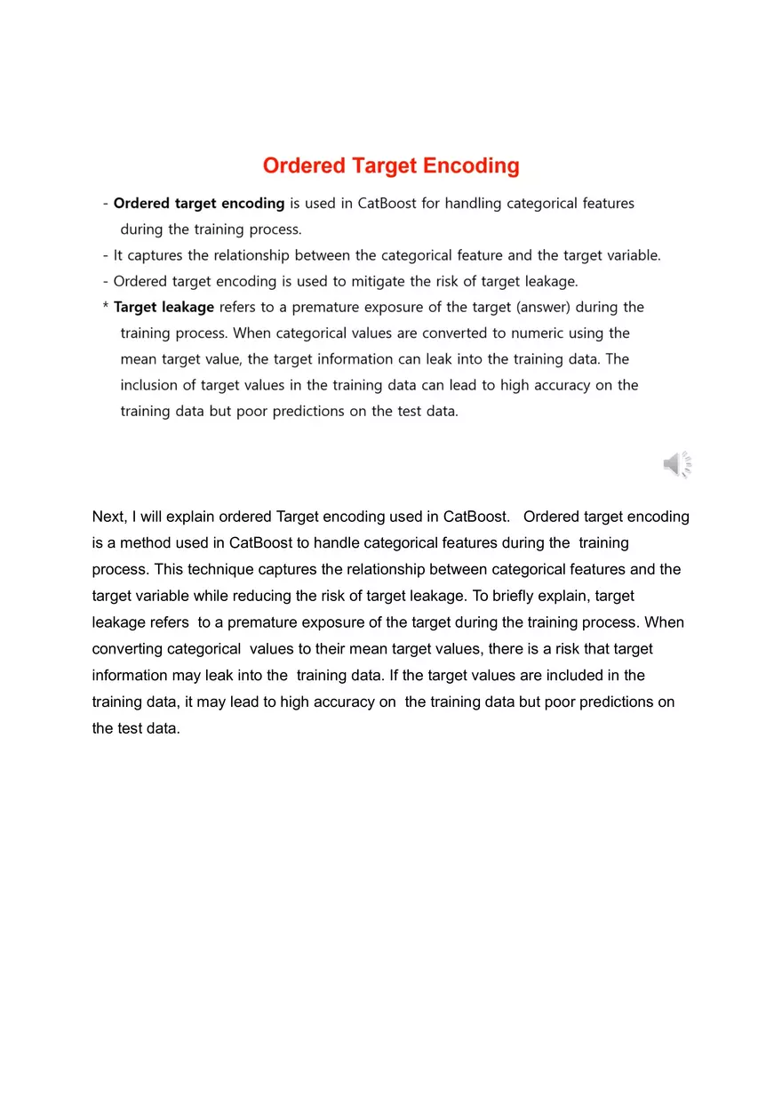Ordered Target Encoding - Page 1
