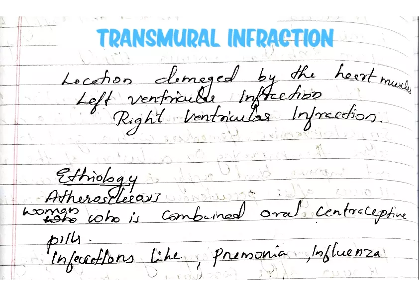 Transmural Infraction - Page 1