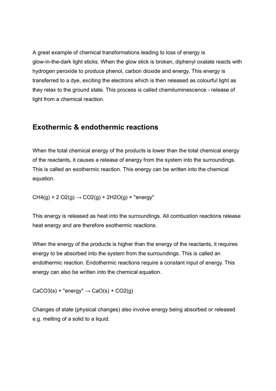 Thermochemical Reactions - Page 2
