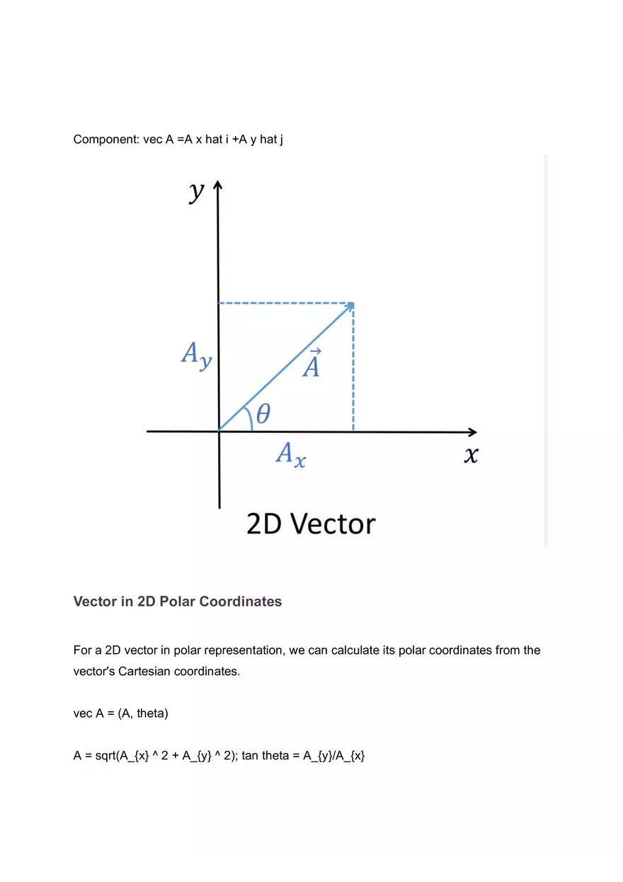 Vector in 2D Cartesian Coordinates - Page 2