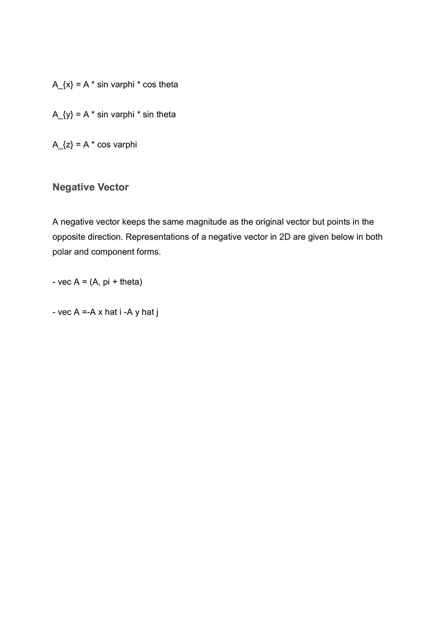 Vector in 2D Cartesian Coordinates - Page 5