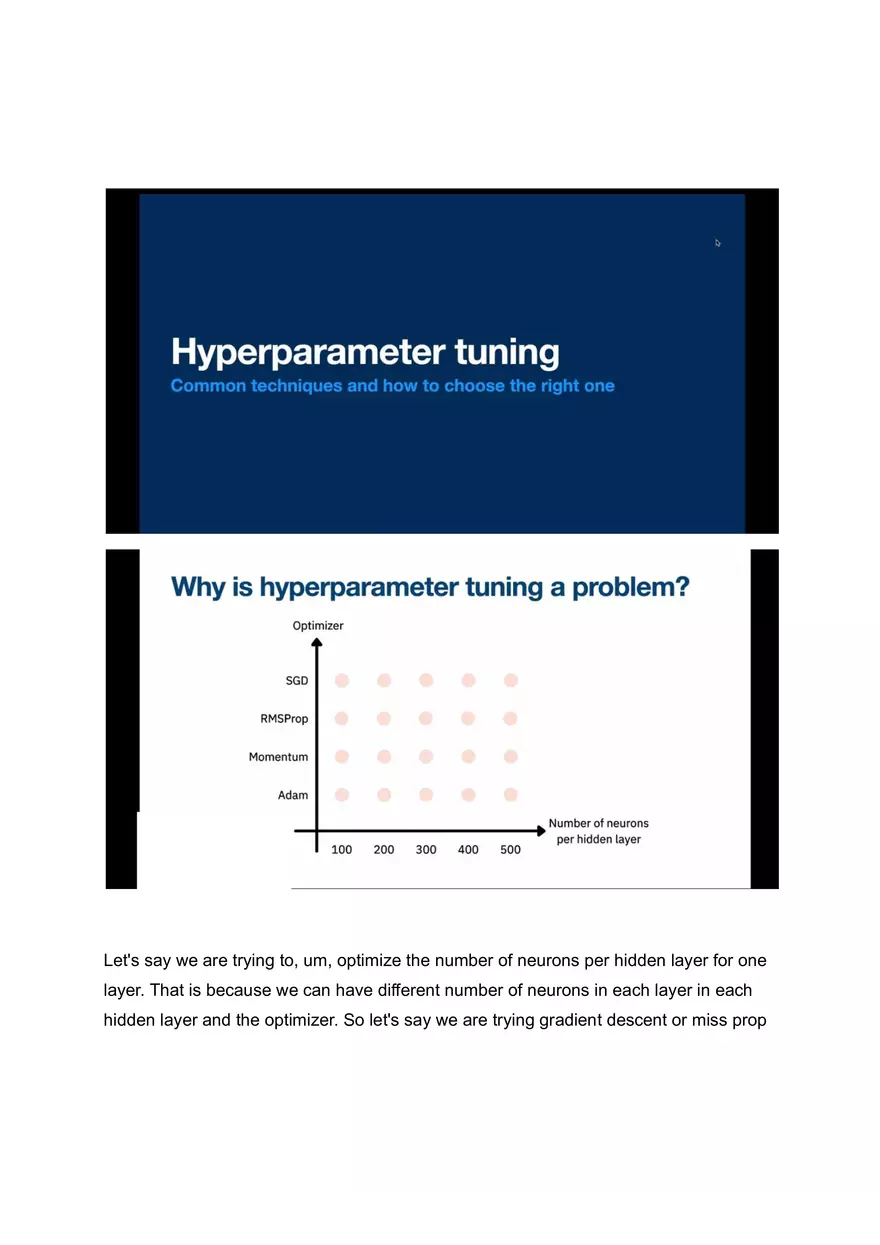 Hyperparameter Tuning - Page 1