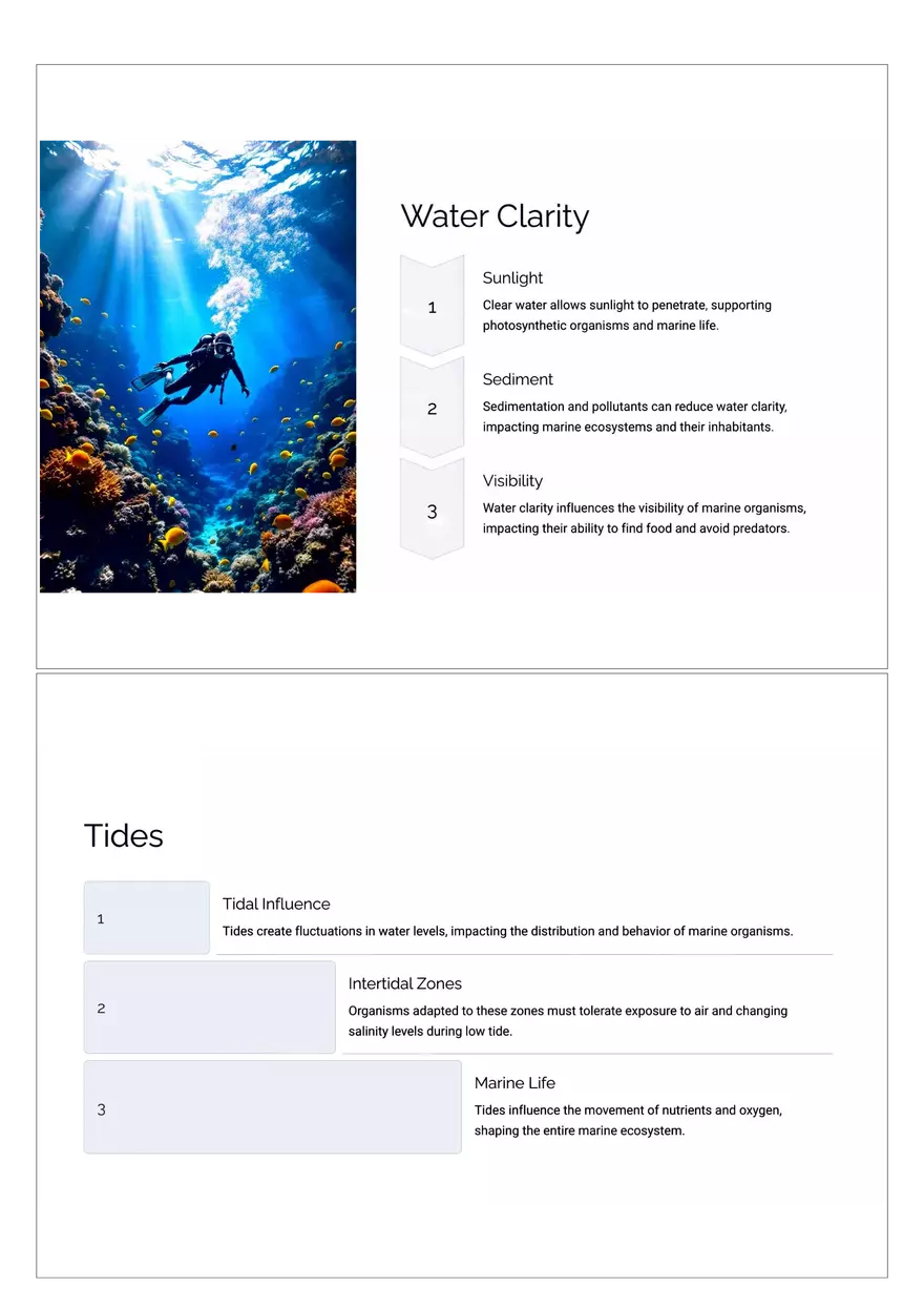 Abiotic Factors: Shaping Marine Life - Page 4