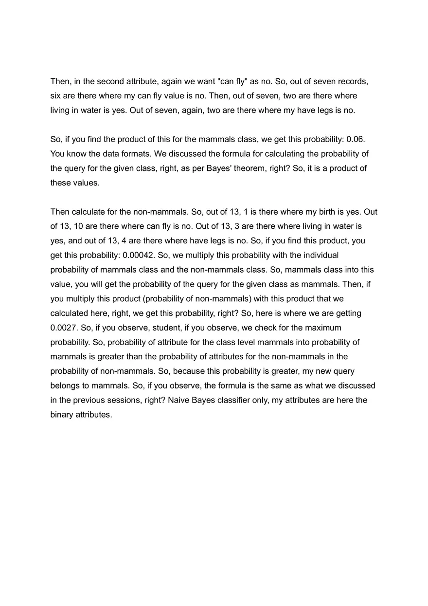 Example of Bernoulli Naive Bayes - Page 3