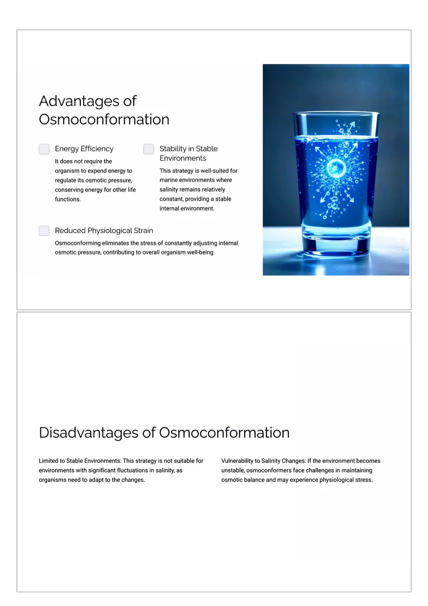 Osmoconformers: Adapting to the Aquatic Environment - Page 2