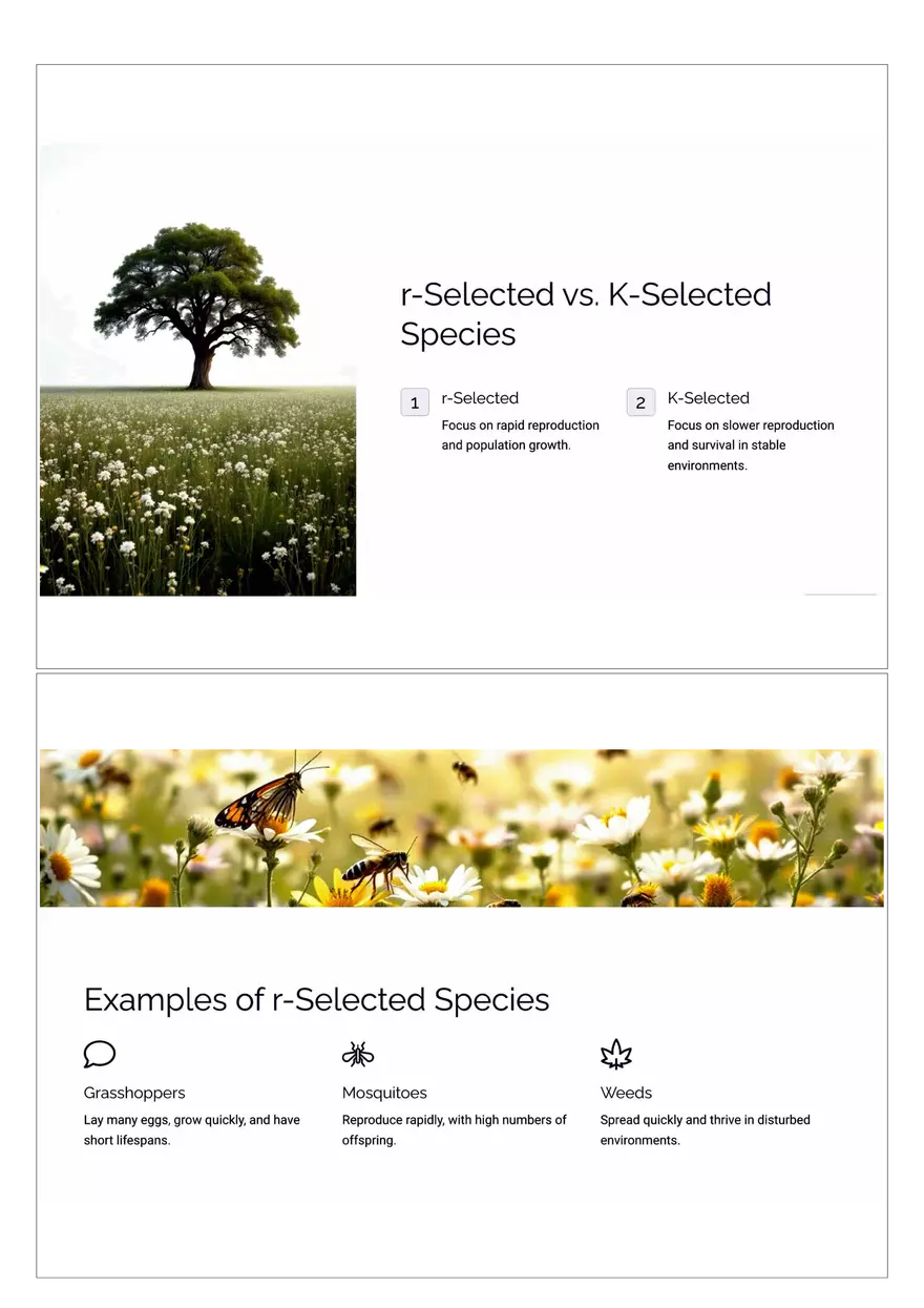 r-Selected Species: A Closer Look - Page 2