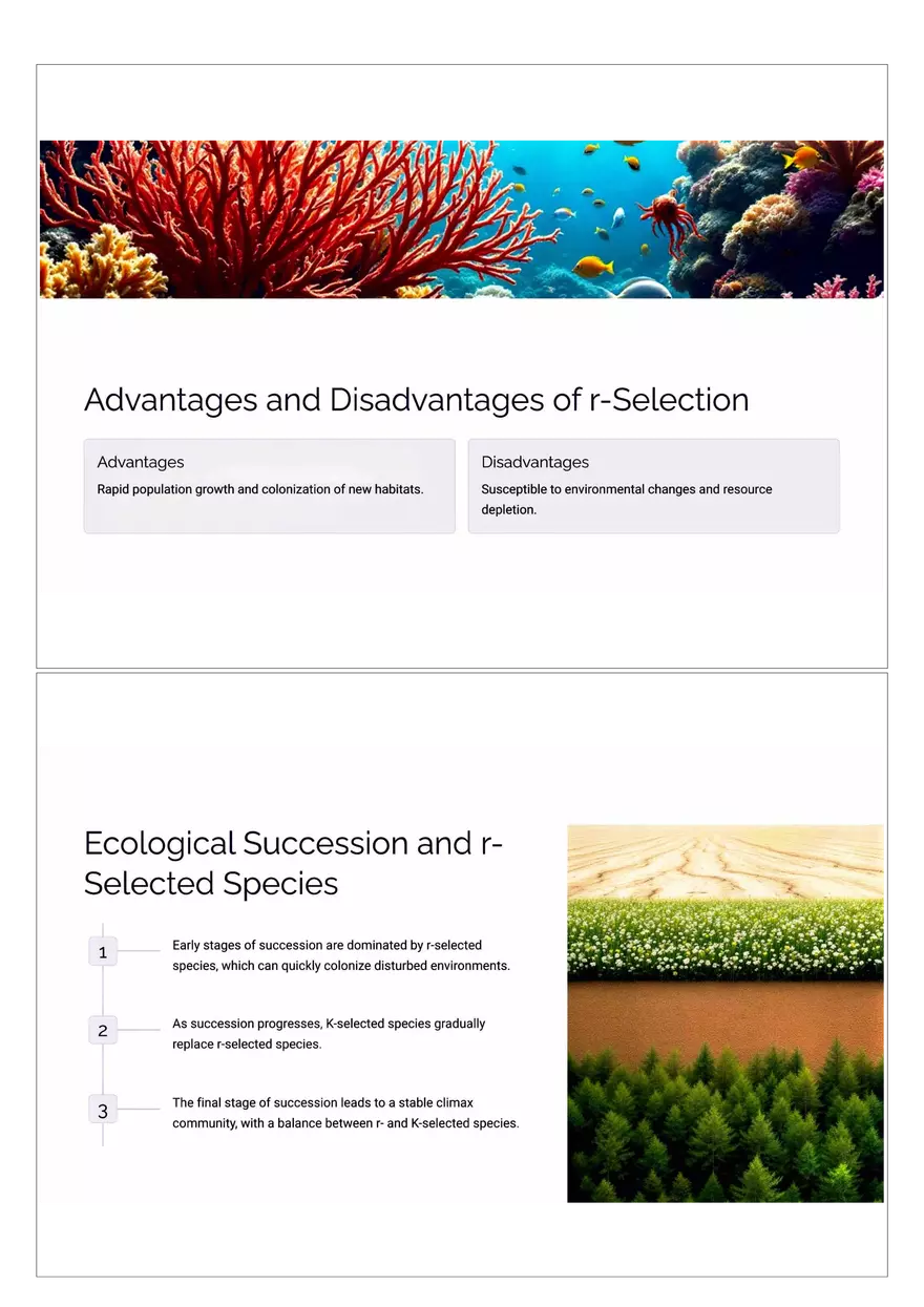 r-Selected Species: A Closer Look - Page 3