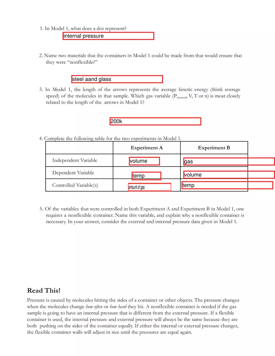 Gas Laws Learning Assignment - Page 2