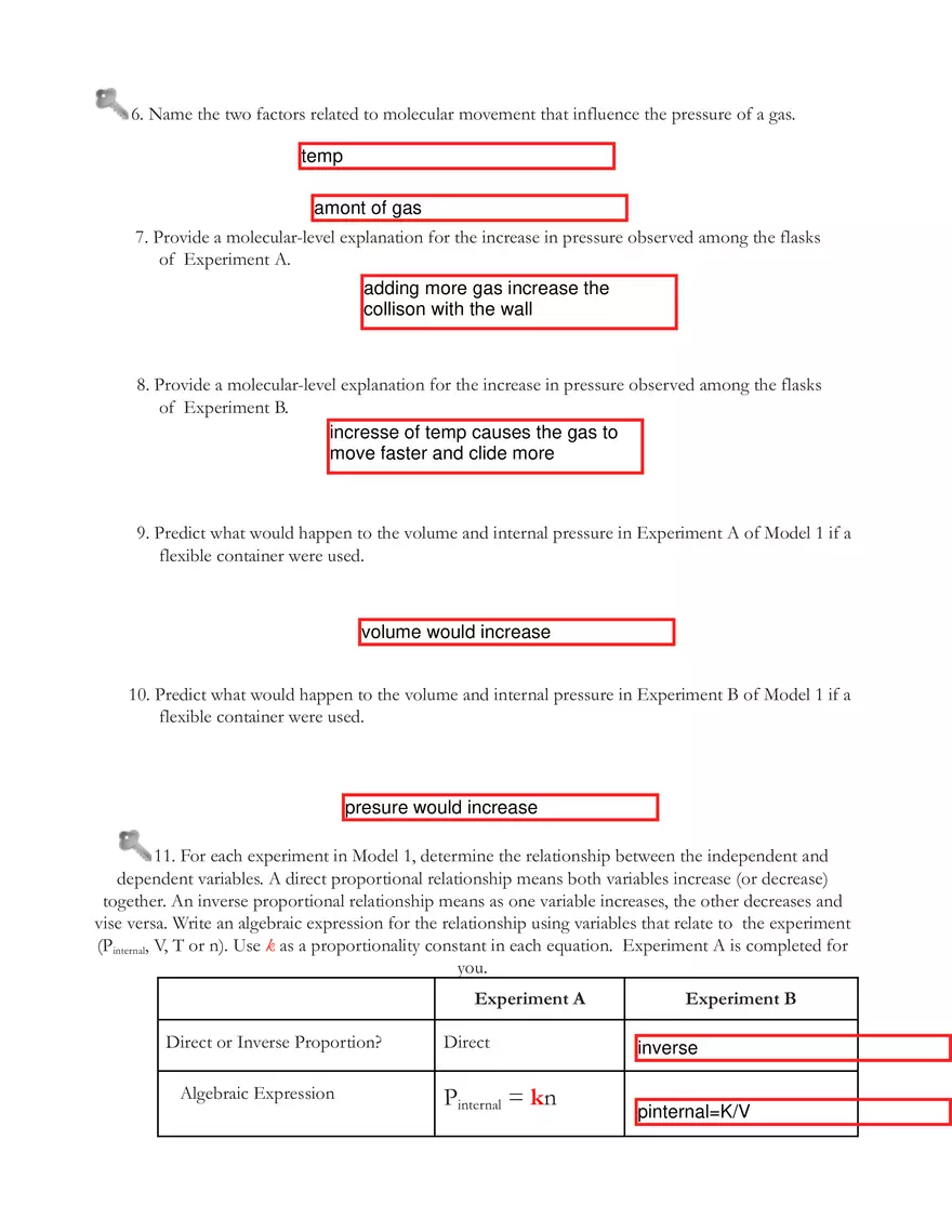 Gas Laws Learning Assignment - Page 3
