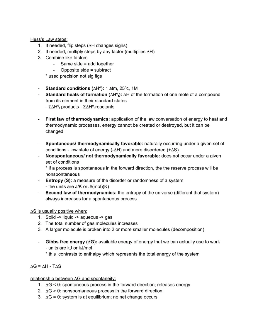 Chemical Reactions Final Study Guide - Page 15