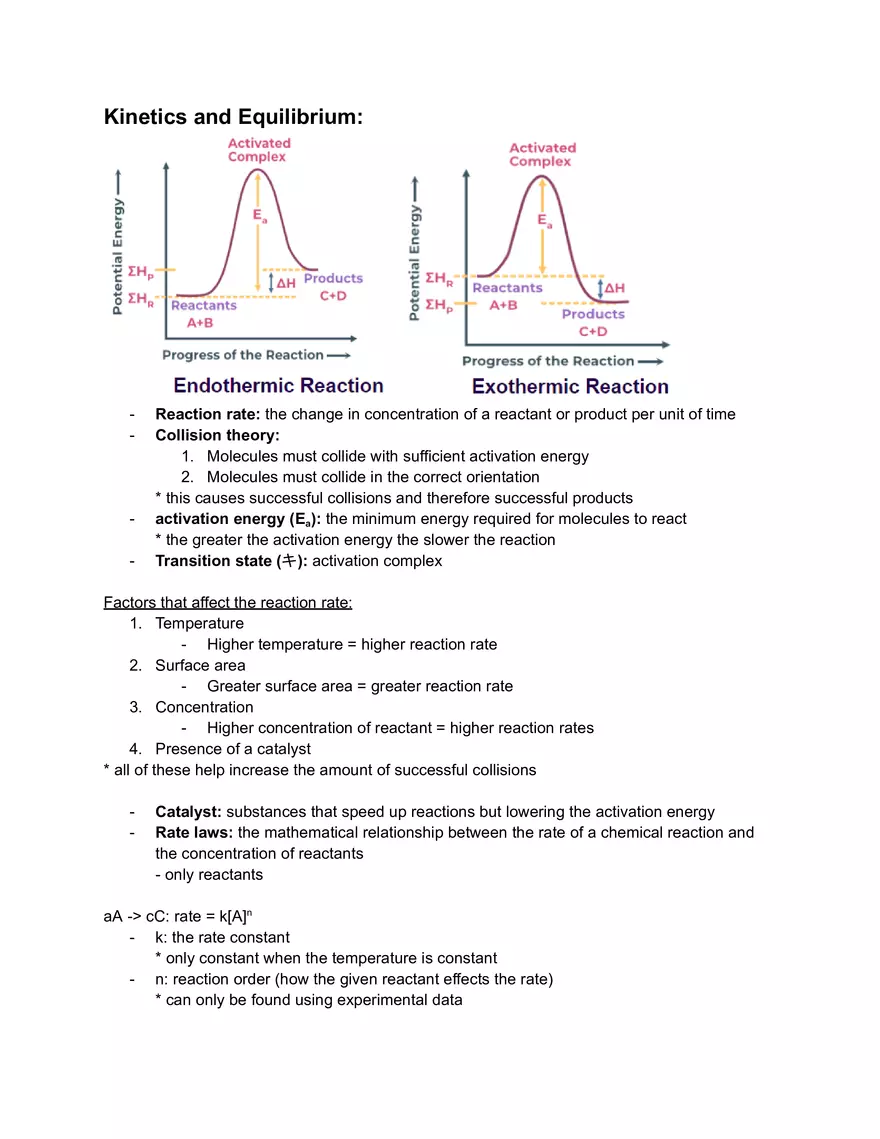 Chemical Reactions Final Study Guide - Page 6