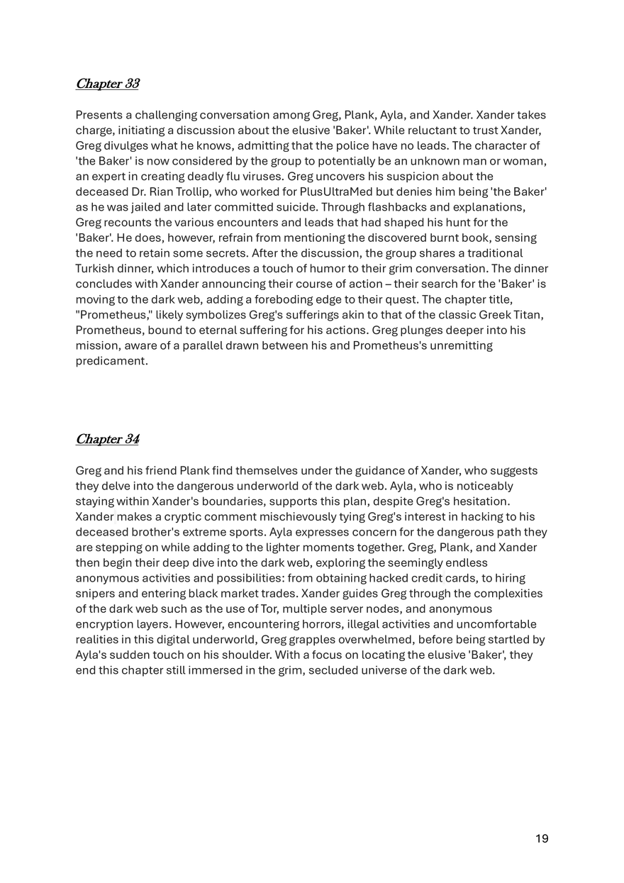 Donkerweb Chapter Summaries - Page 11
