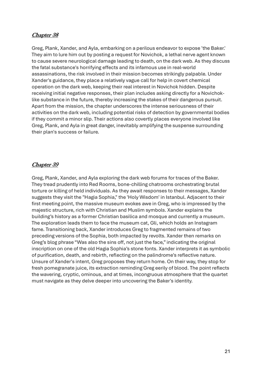 Donkerweb Chapter Summaries - Page 14