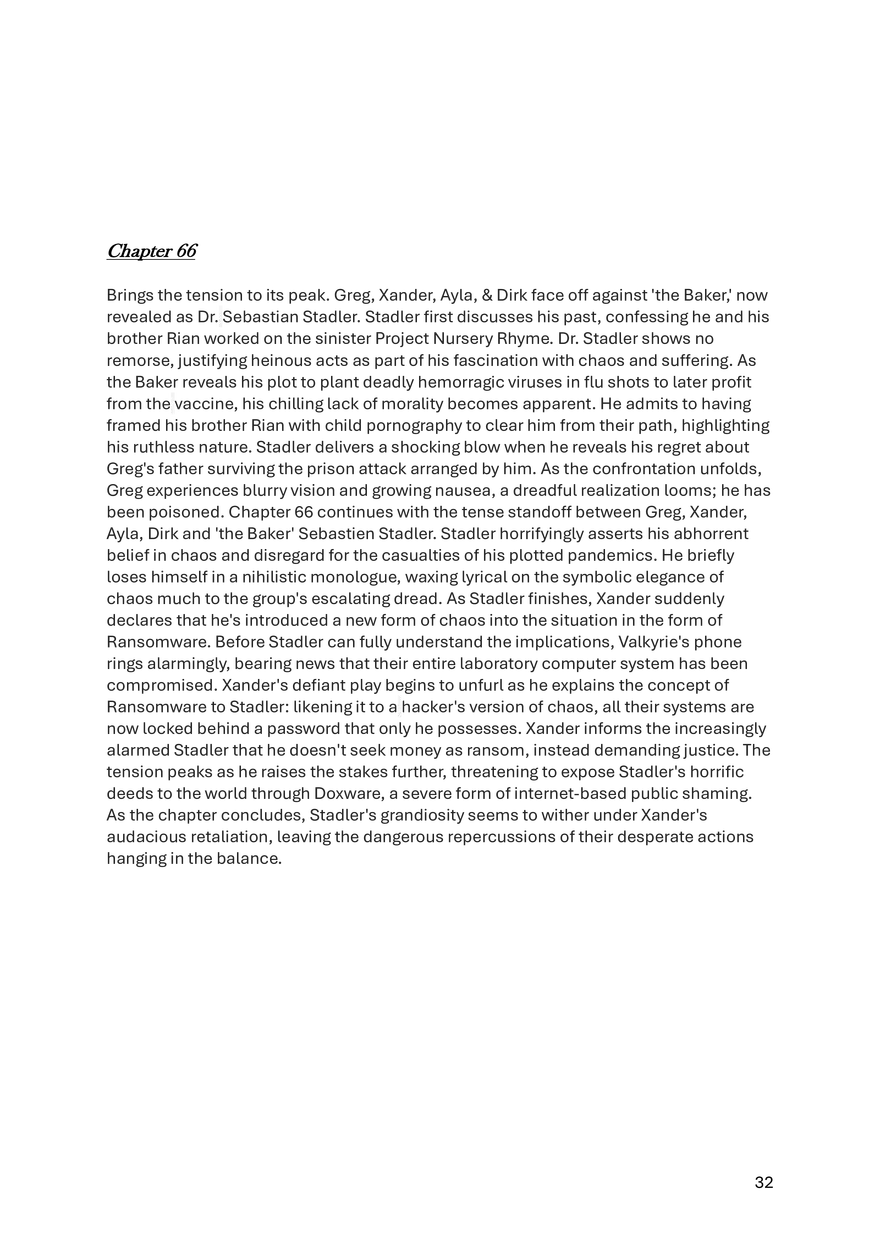 Donkerweb Chapter Summaries - Page 26
