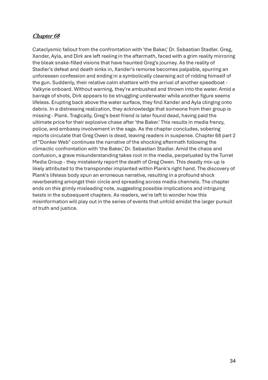 Donkerweb Chapter Summaries - Page 28