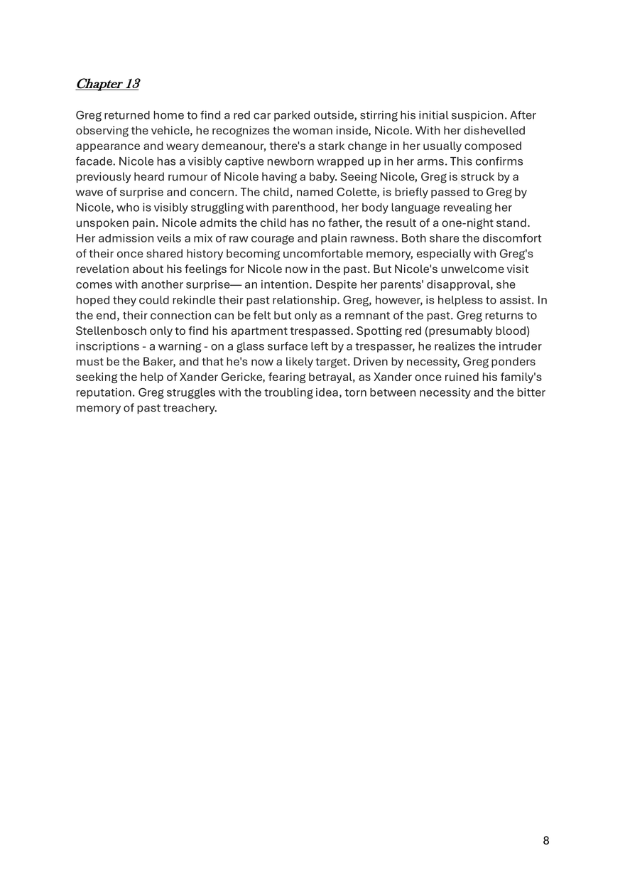 Donkerweb Chapter Summaries - Page 32