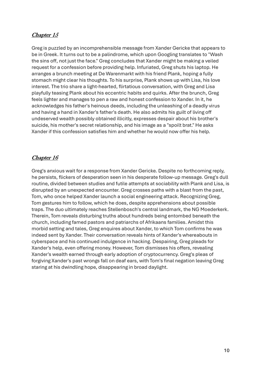 Donkerweb Chapter Summaries - Page 34
