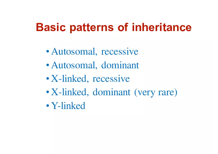 Pedigree Analysis - Presentation - Page 17