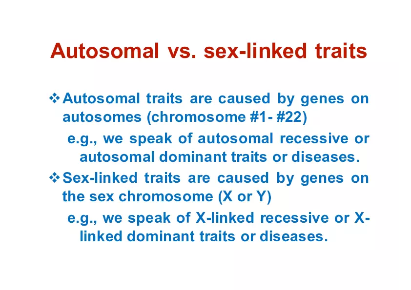 Pedigree Analysis - Presentation - Page 18