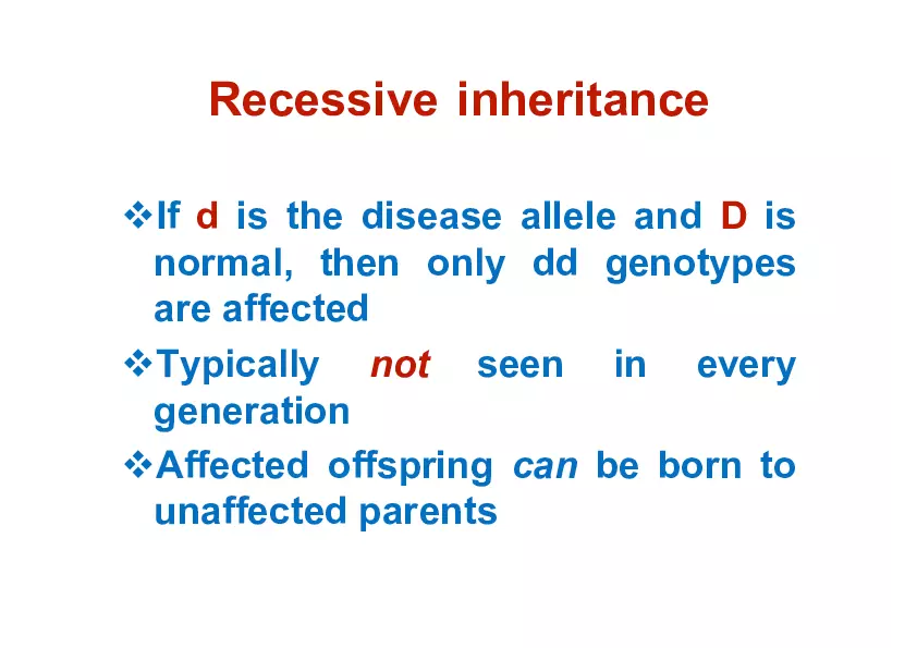 Pedigree Analysis - Presentation - Page 19