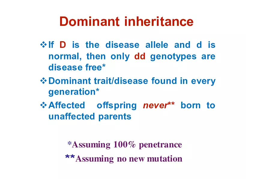 Pedigree Analysis - Presentation - Page 20