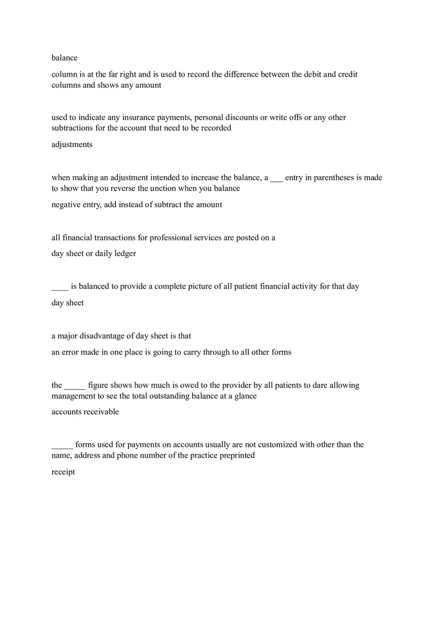 Pegboard System and Banking Procedures in Bookkeeping - Page 8