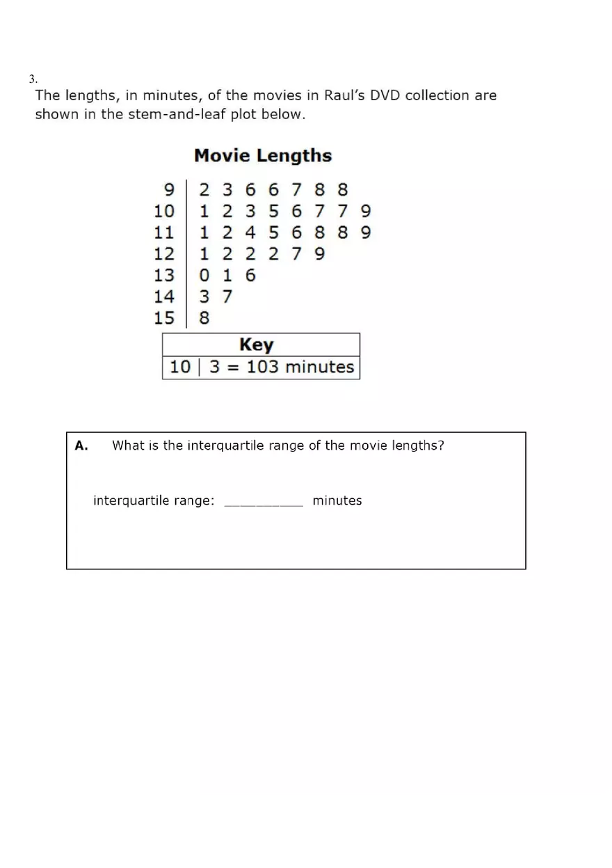 Keystone Algebra I Practice Test - Page 7