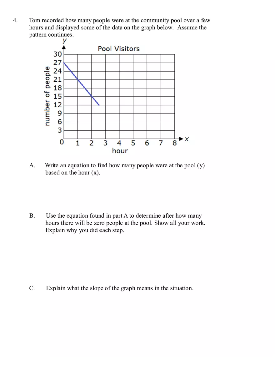 Keystone Algebra I Practice Test - Page 9