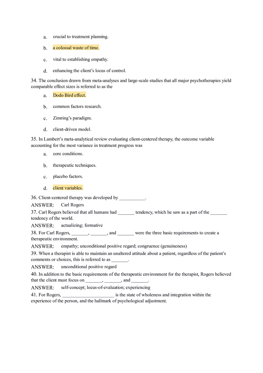 Client Centered Therapy - Page 7