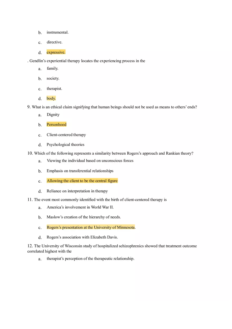 Client Centered Therapy - Page 16
