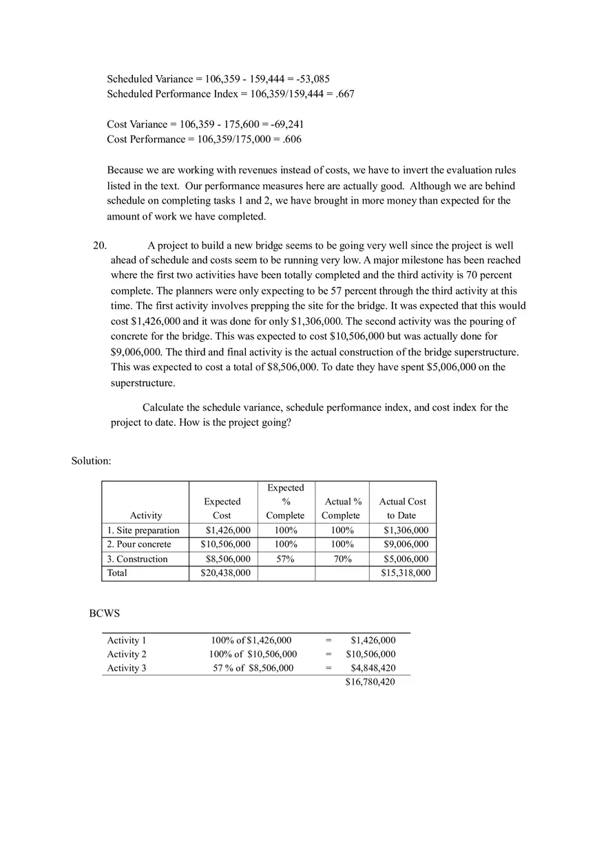 Discussion Questions on Project Management and Scheduling Part 2 - Page 4