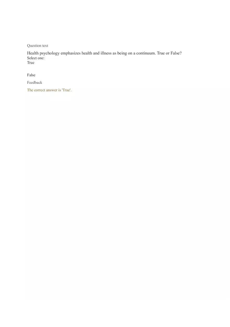 Health Psychology Quest I - Page 6