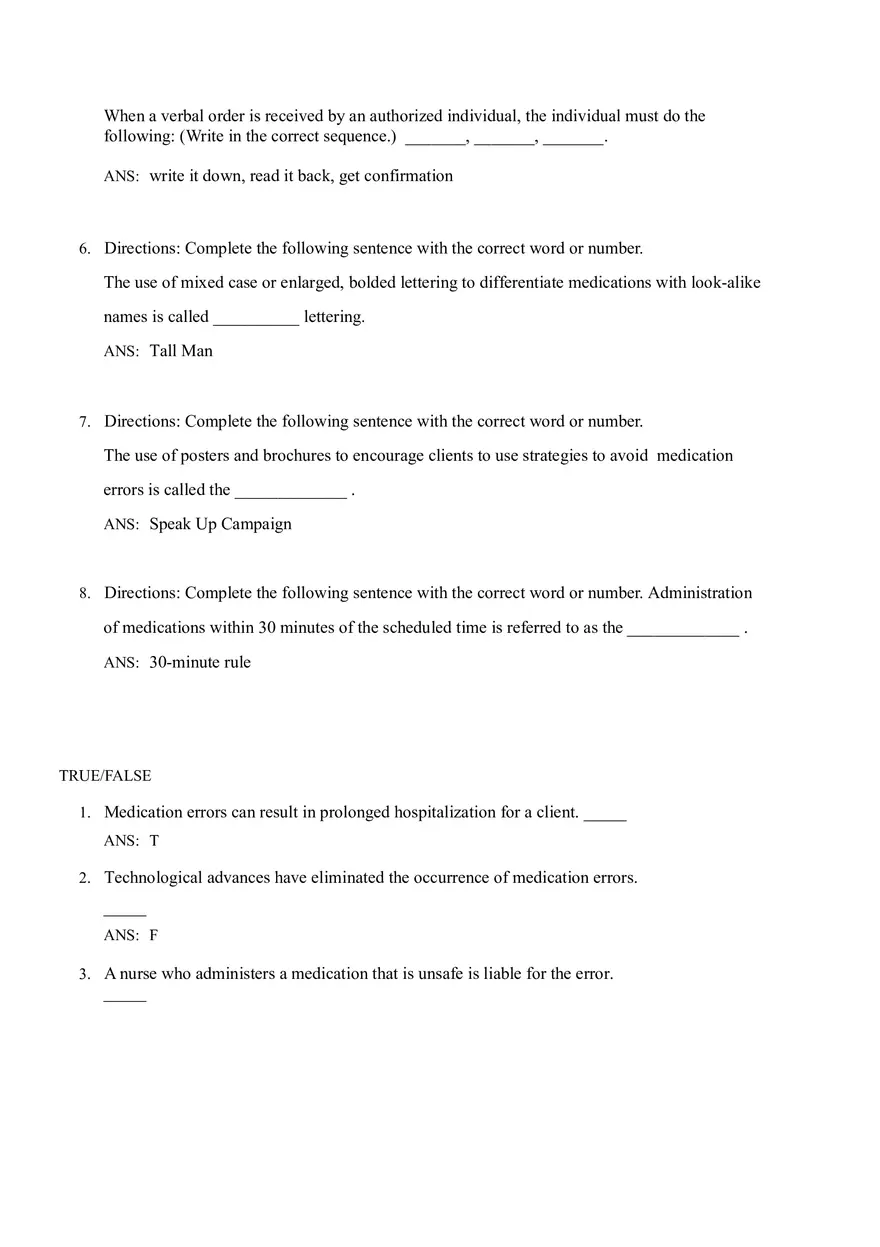 Math for Nursing (Understanding and Interpreting Medication Orders) - Page 13