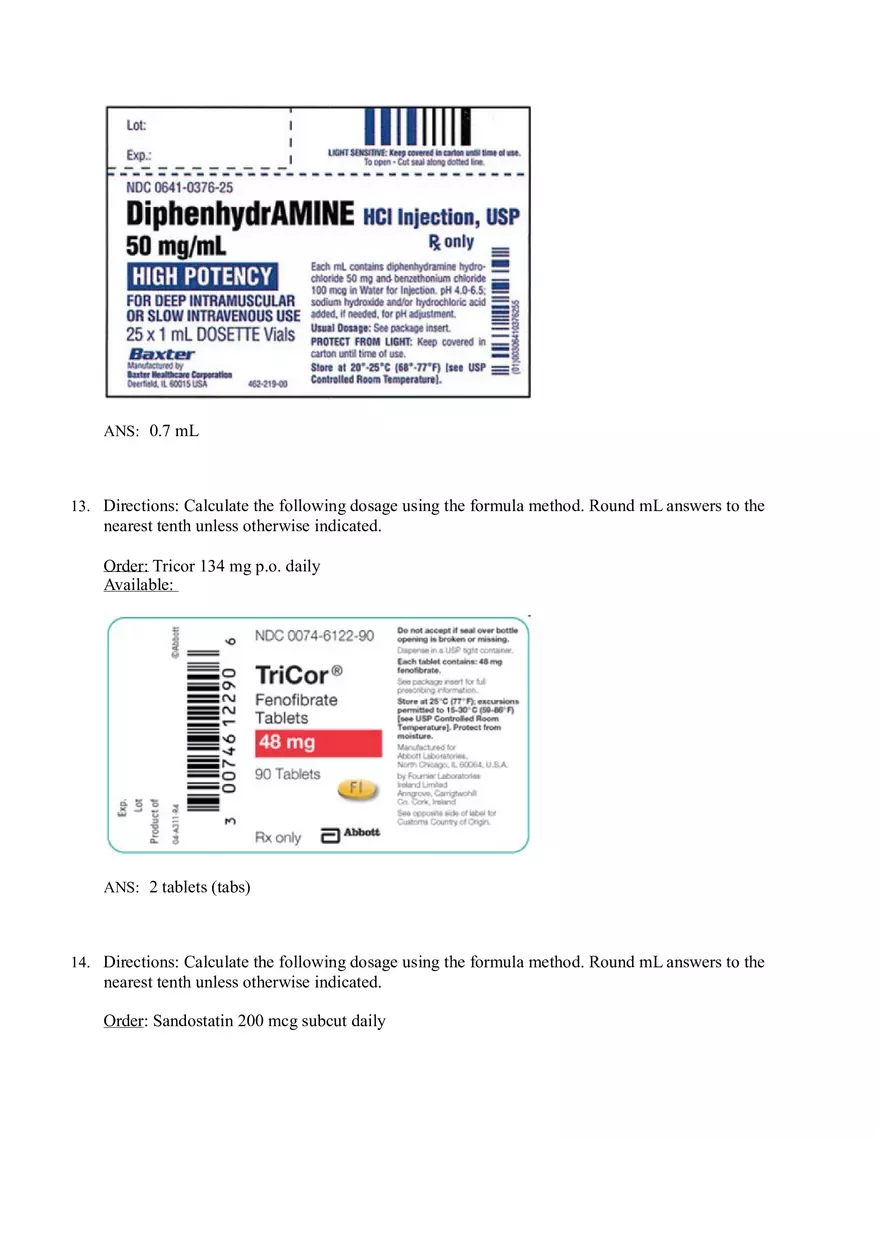 Math for Nursing (Dosage Calculation Using the Ratio) - Page 3