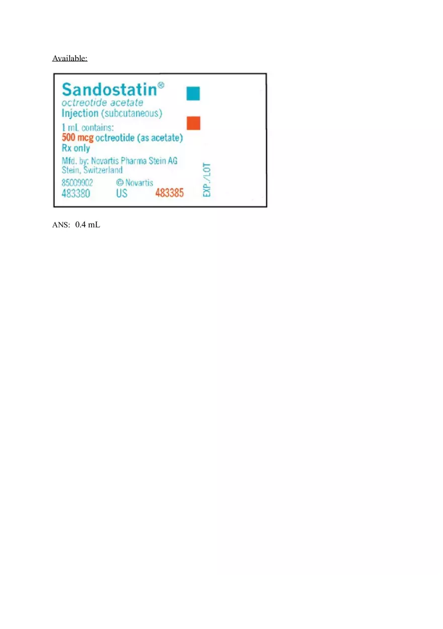 Math for Nursing (Dosage Calculation Using the Ratio) - Page 4
