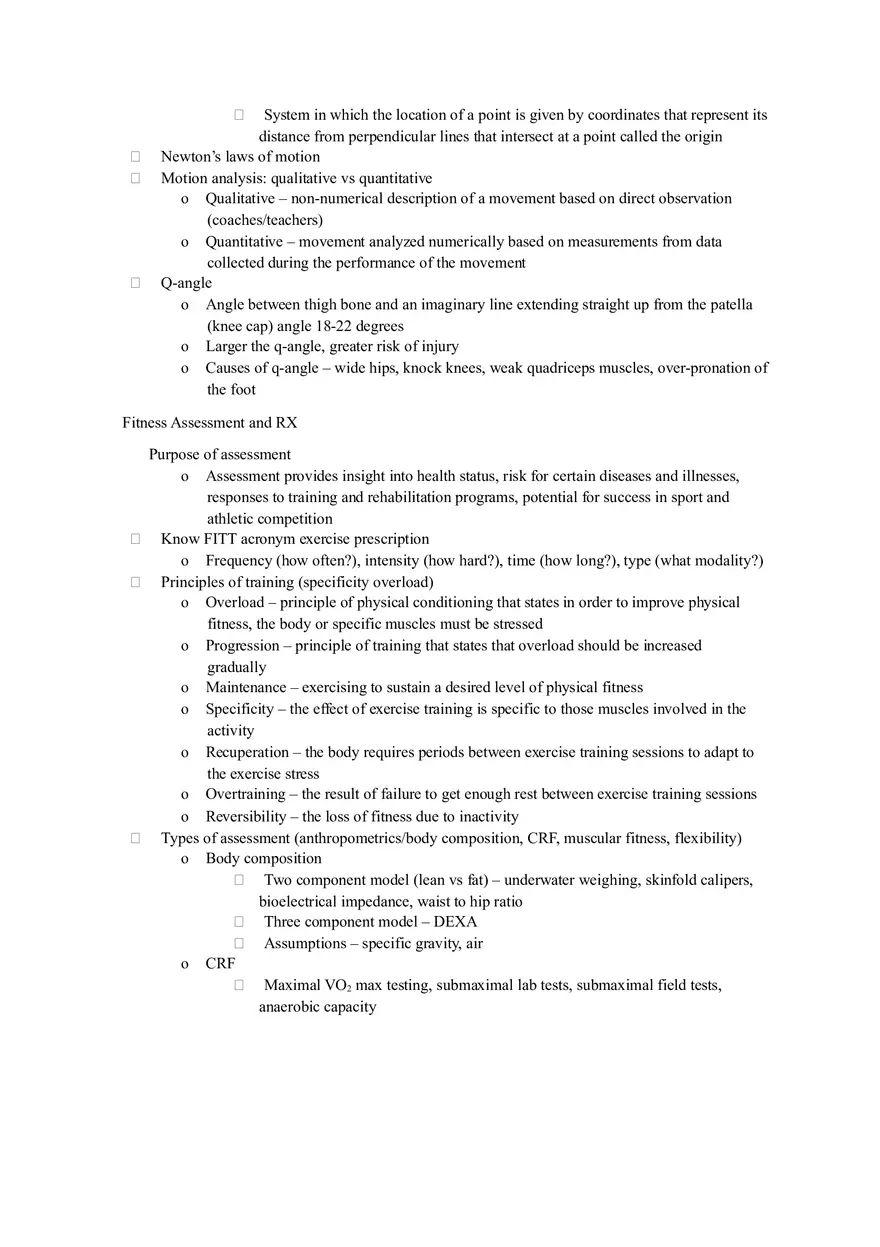 Lecture Notes Cumulative Exam - Nutrion - Page 5