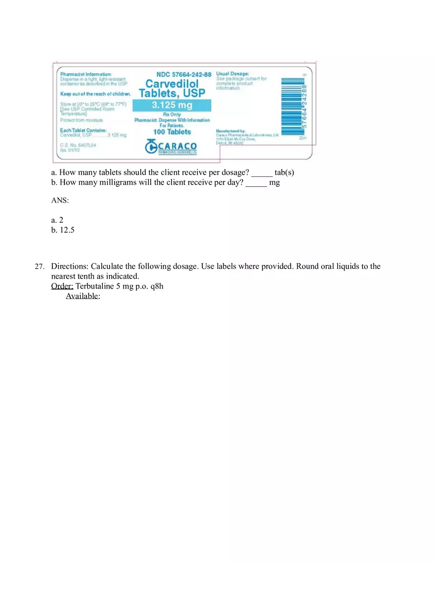 Math for Nursing (Dosage Calculation Using the Dimensional Analysis Method) - Page 9