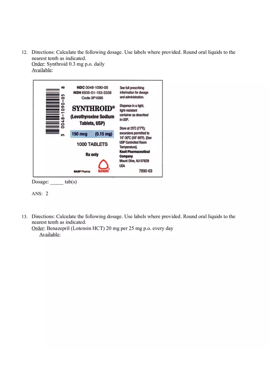 Math for Nursing (Dosage Calculation Using the Dimensional Analysis Method) - Page 17