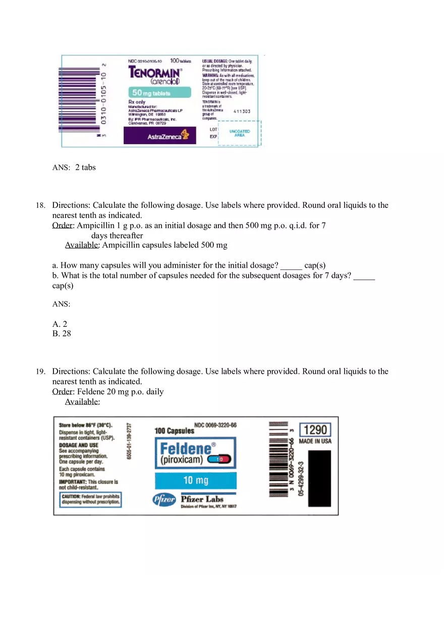 Math for Nursing (Dosage Calculation Using the Dimensional Analysis Method) - Page 4