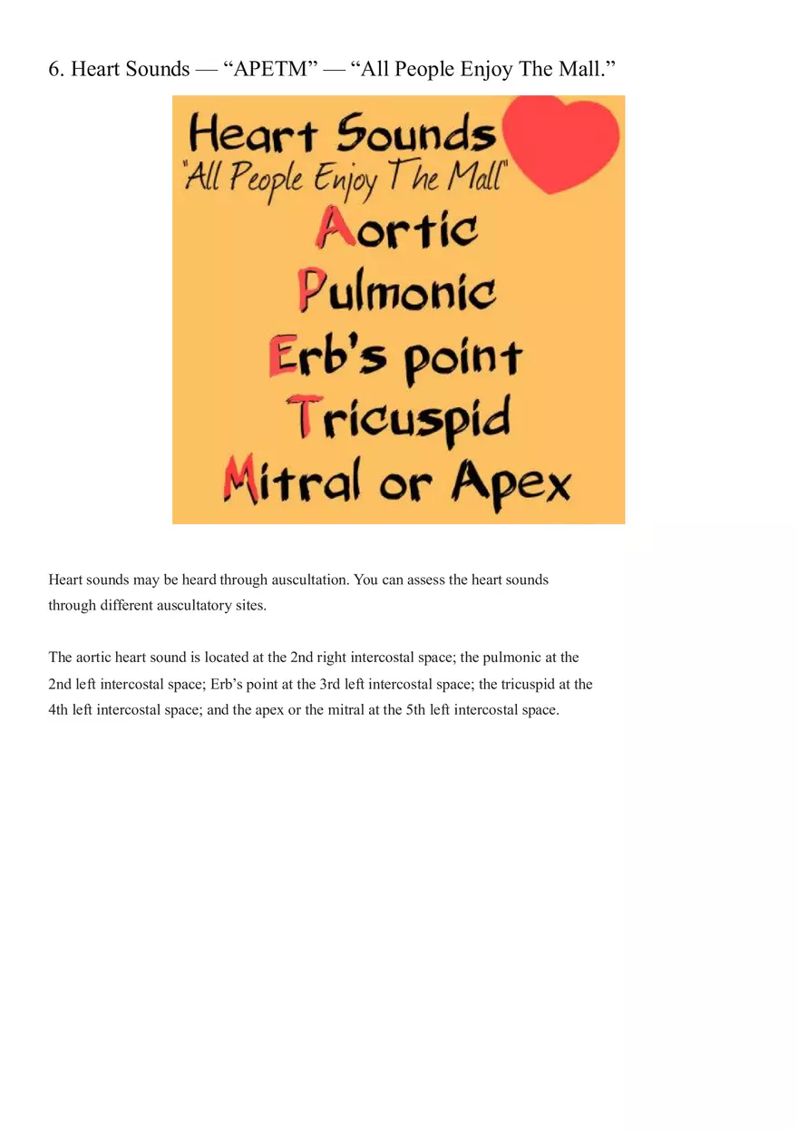 Must Have Nursing Mnemonics Part 1 - Page 6