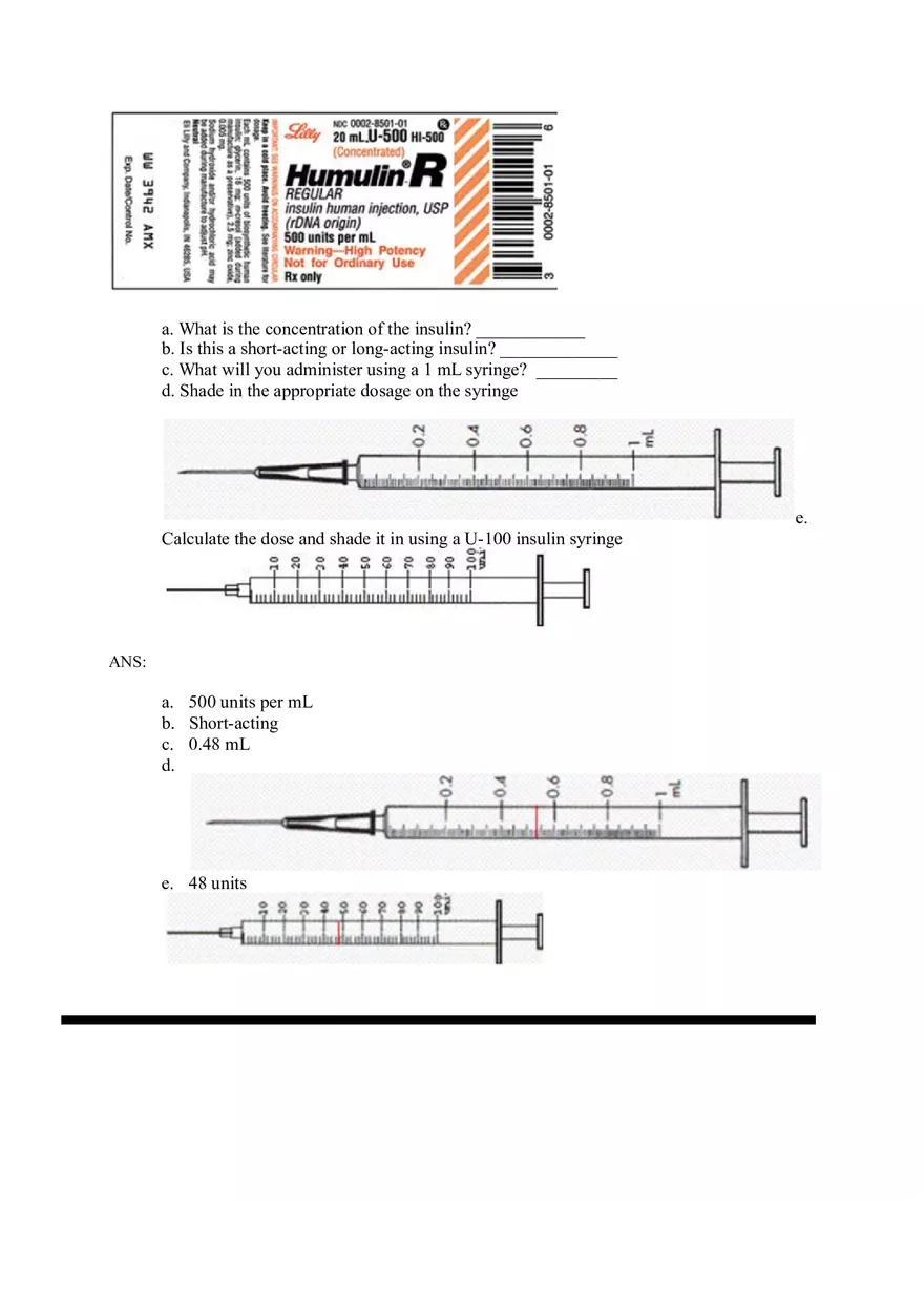 Math for Nursing (Insulin) - Page 8