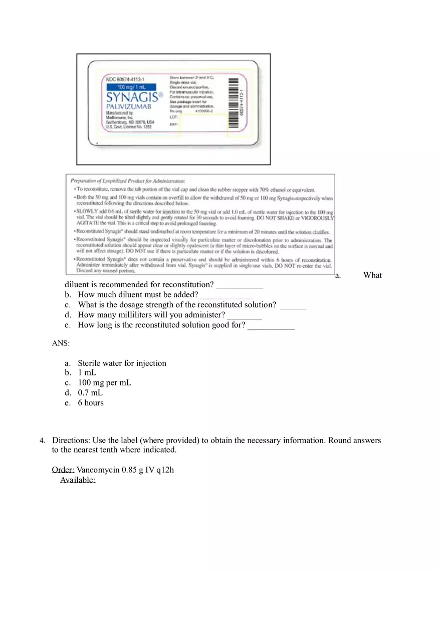 Math for Nursing (Insulin) - Page 9