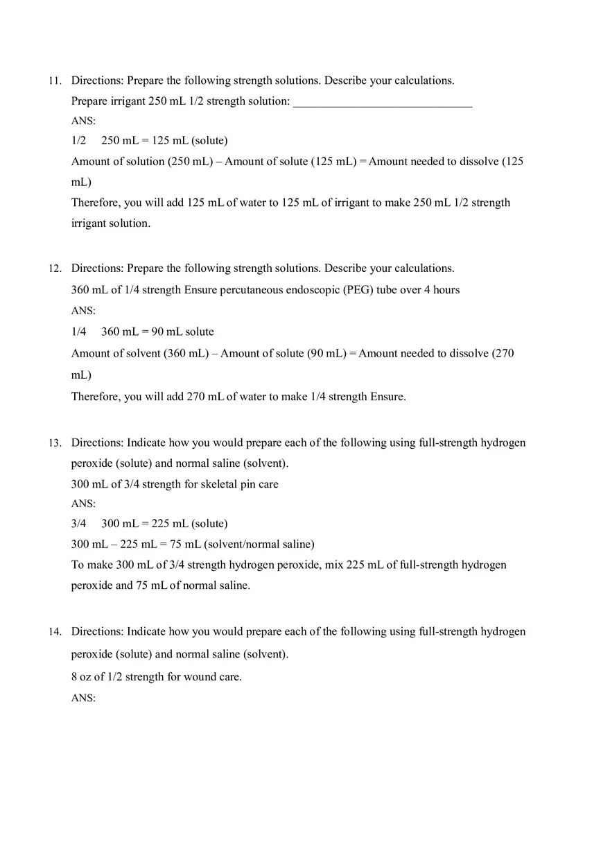 Math for Nursing (Insulin) - Page 14