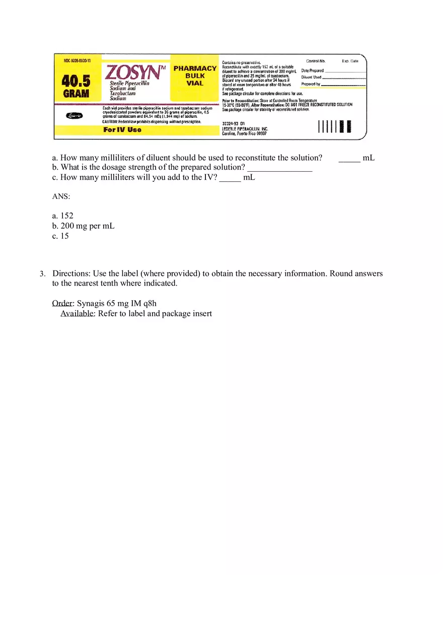 Math for Nursing (Insulin) - Page 2