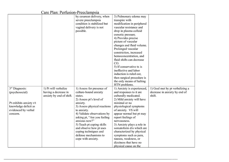 Perfusion Preeclampsia Care Plan Postwork - Page 2