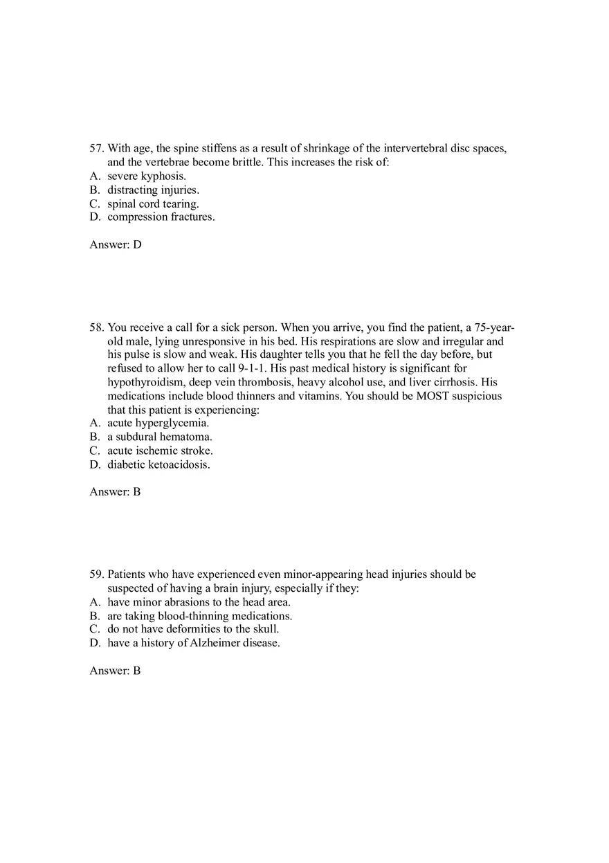 Effective Communication and Assessment Strategies for Elderly Patients 36-67 Answers - Page 7