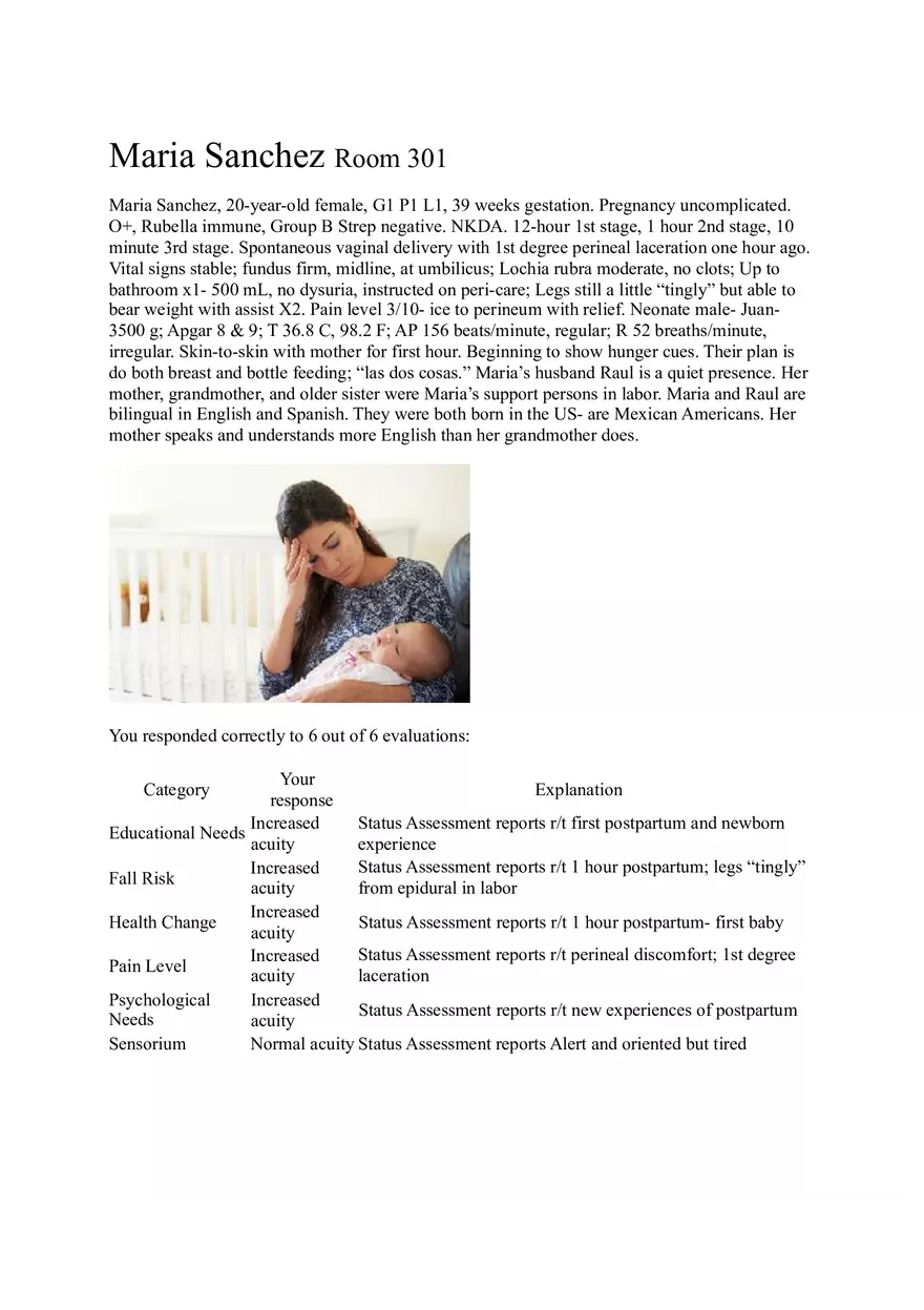 Maria Sanchez Room 301 - Nurs - Page 1