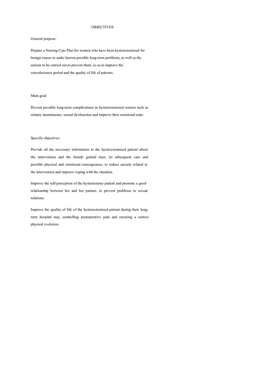 Nursing Care Plan for Women Hysterectomized for Benign Causes - Page 17